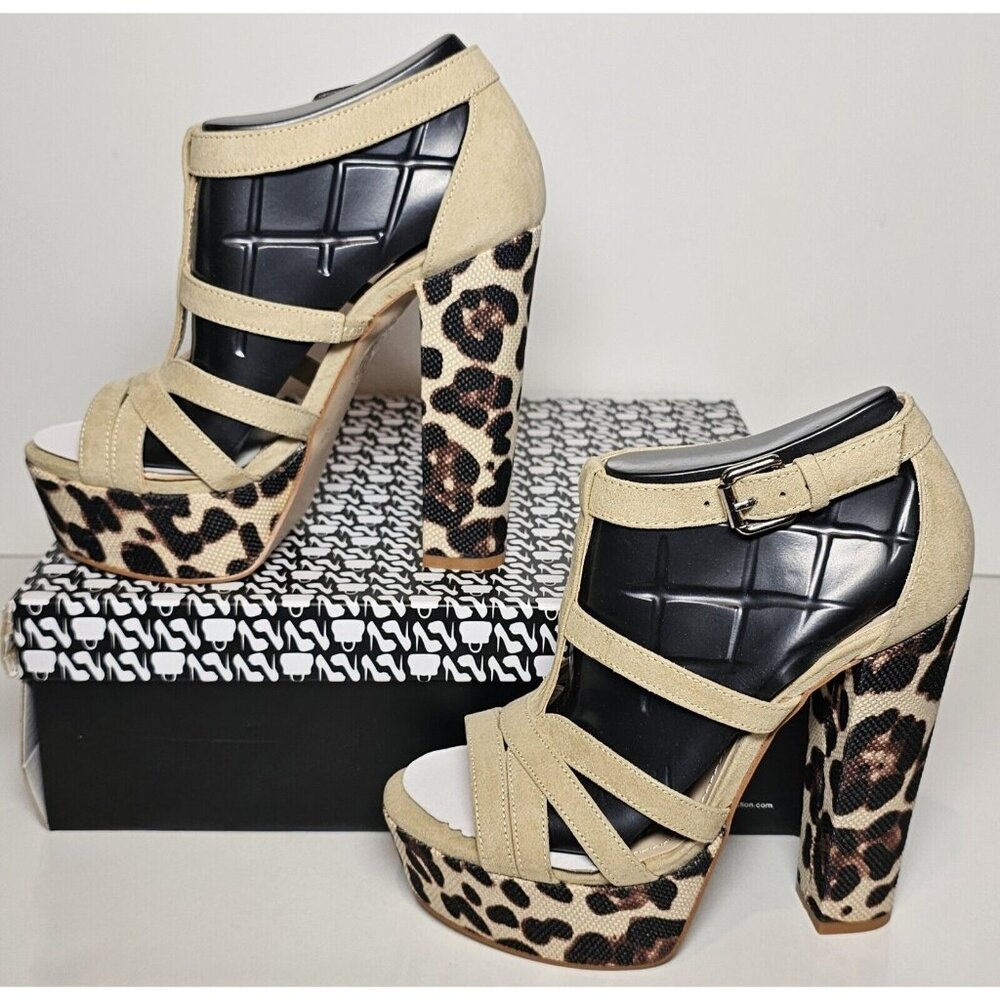 PRIMADONNA COLLECTION WOMAN  LEOPARD PRINT BEIGE 84127 NEW  /BOX